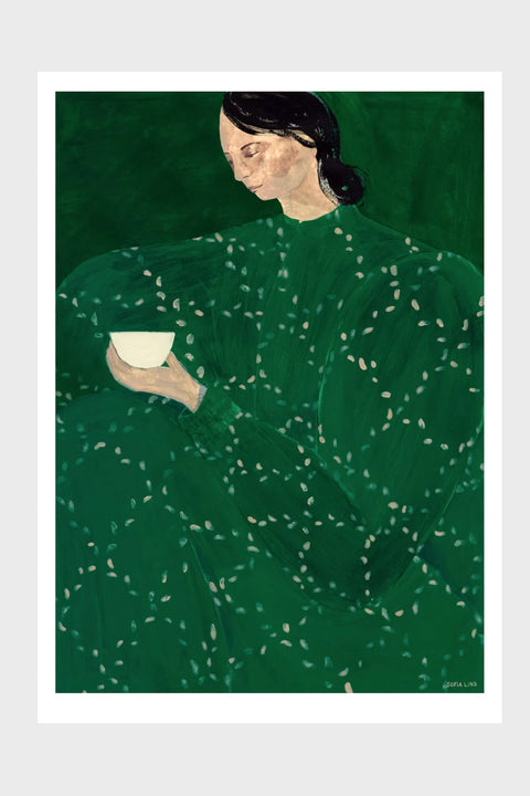 Plakat - Coffee Alone At Place De Clichy 50x70 cm