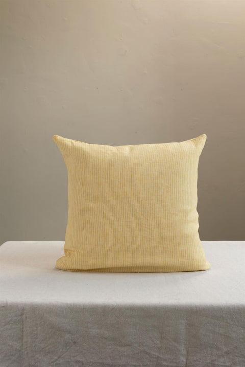 Putetrekk - 50x50 Yellow stripe