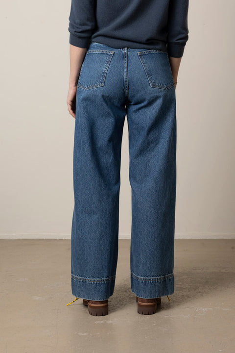 Jeans - Heather Highwaist Slouchy Blue