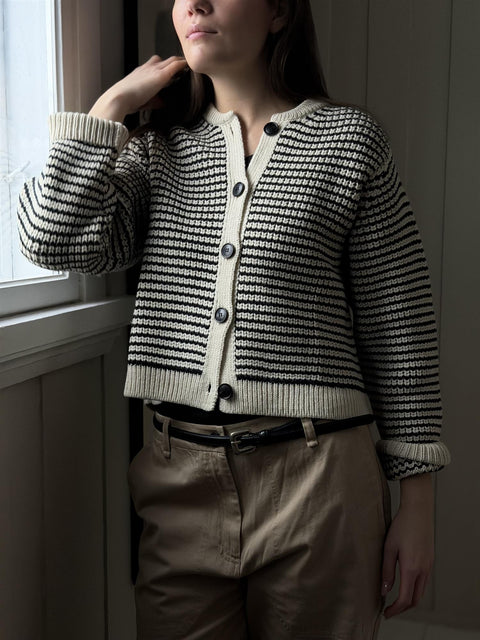 Cardigan - Shiva Mix Black Navy