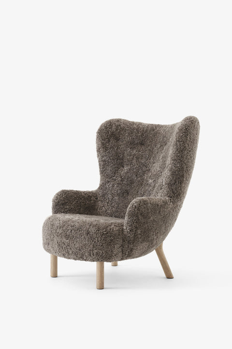 Lenestol & Puff - Petra Lounge Chair VB3/ATD1 Sahara/Eik