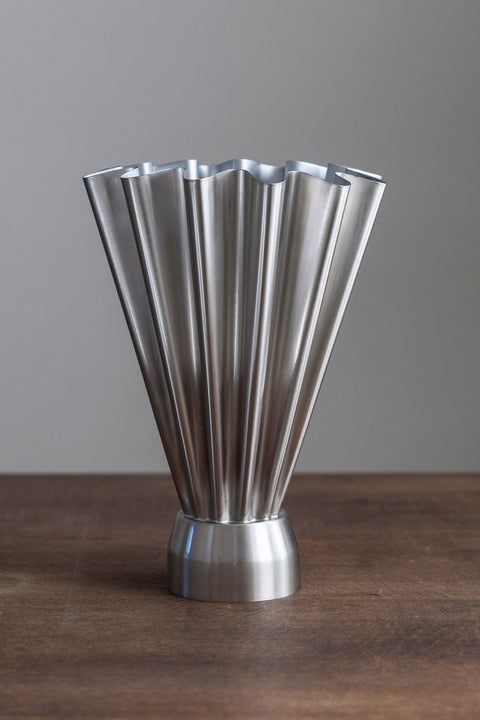 Vase - Flood L Brushed Silver