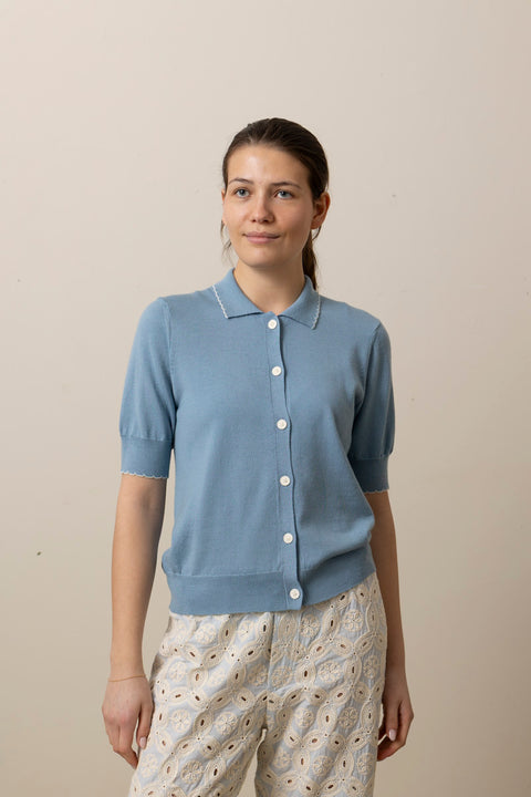 Cardigan - Disha Opal Blue