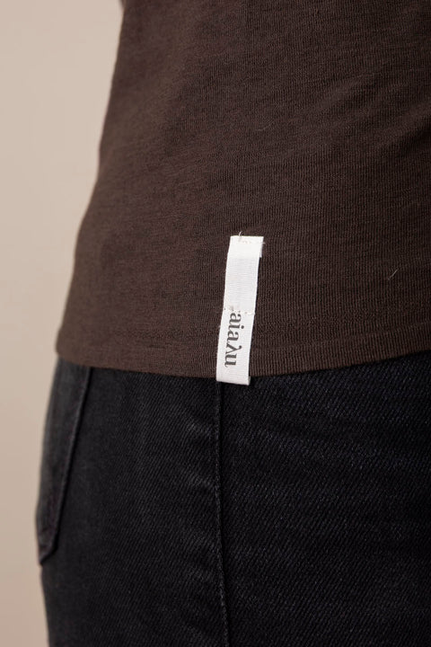 Genser - Gentle Longsleeve Dark Brown