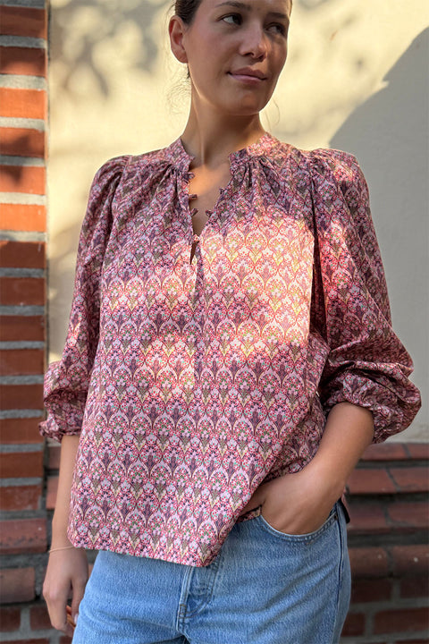 Bluse - Audrey Blouse Iona Flower