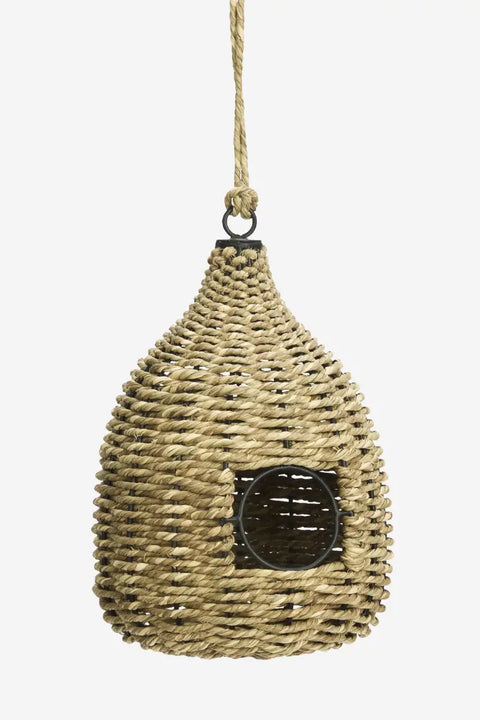 Fuglekasse - Hanging Bird House Natural