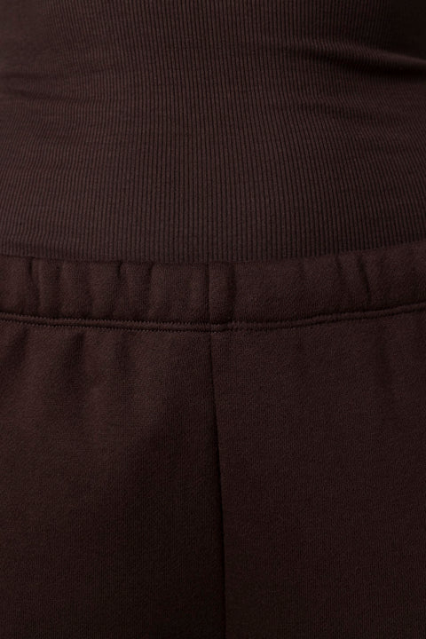 Bukse - Oversized Wide Leg Sweatpant Espresso