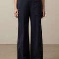 Bukse - Flared Trouser Techno Navy/Blue