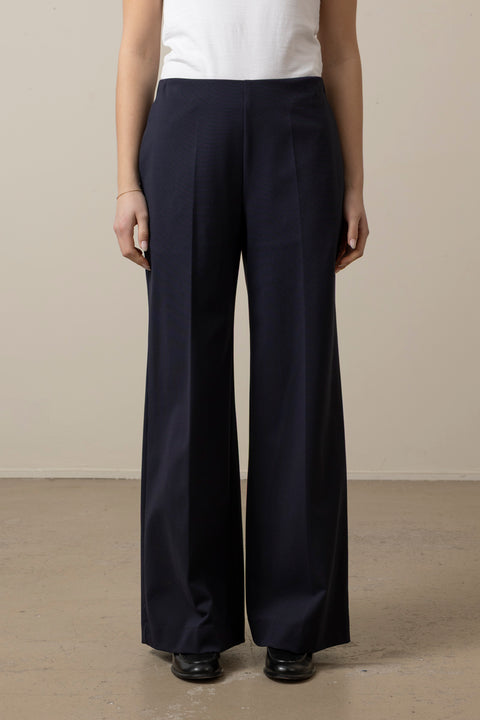 Bukse - Flared Trouser Techno Navy/Blue
