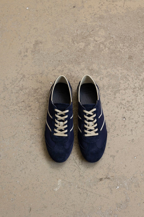 Sko - Sunset Suede Trainers Cosmic Blue