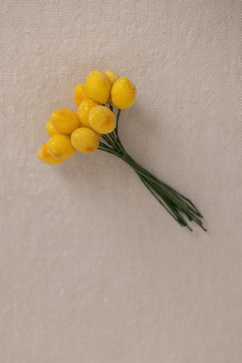 Bær - Sitroner Mini 12cm Yellow