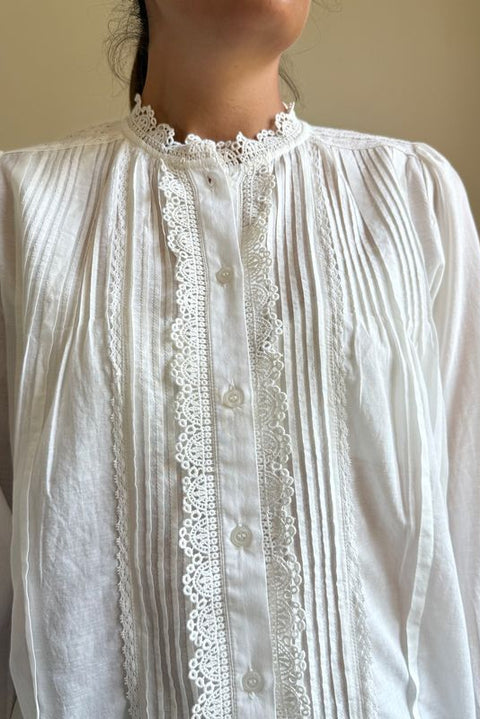 Bluse - Gedi Blanc