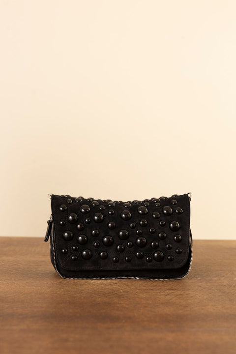 Veske - Bobi S Split Suede Noir/Noir