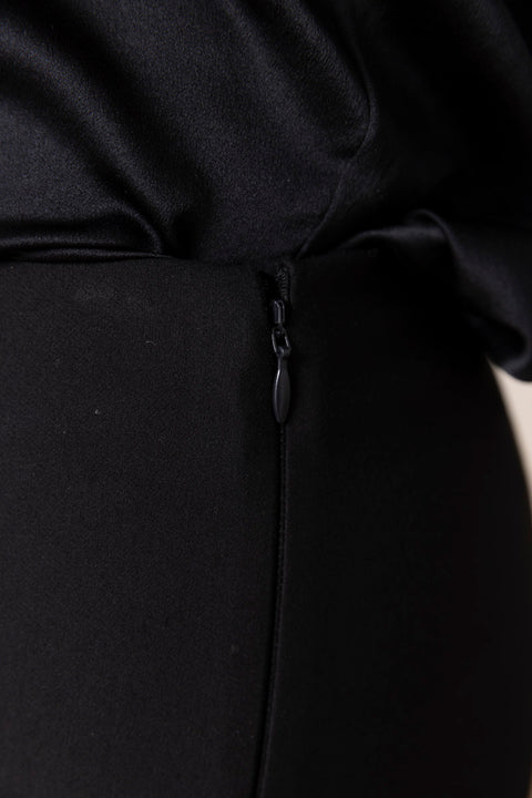 Bukse - Stitch Front Seam Legging Black
