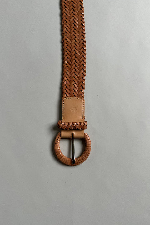 Belte - Wrapped Leather Buckle Natural