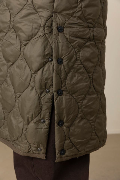 Jakke - Military Long Down Jacket Dark Olive
