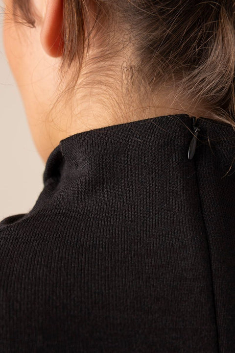 Kjole - Turtleneck Black