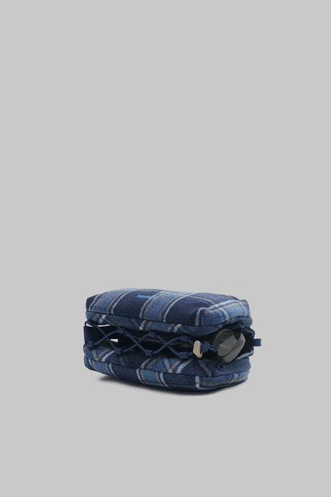 Veske - Bottle Sacoche Medium Blue Check