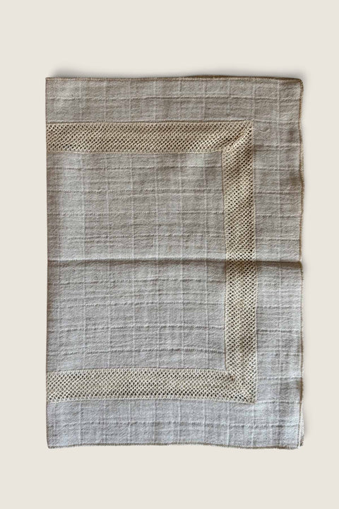 Bordbrikke - Net Lace Natural Melange