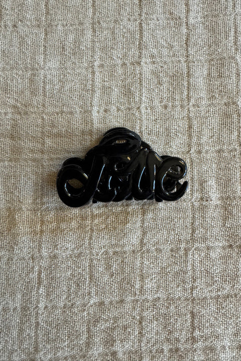 Hårklype - Love Claw 5cm Charcoal