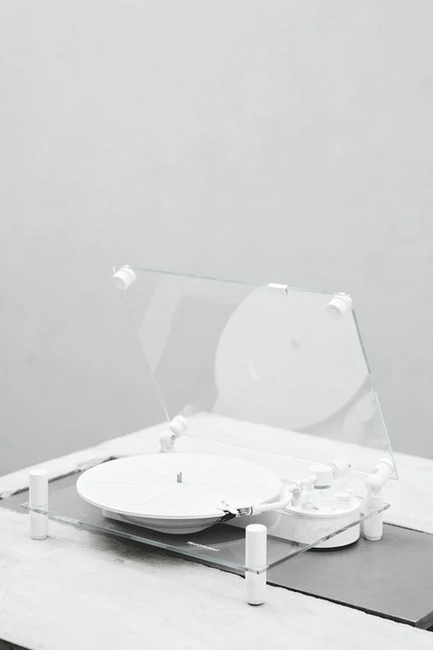 Platespiller - Transparent Turntable White