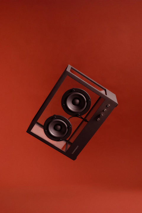 Høyttaler - Small Transparent Speaker Black