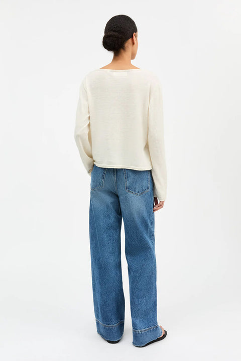Jeans - Heather Highwaist Slouchy Blue