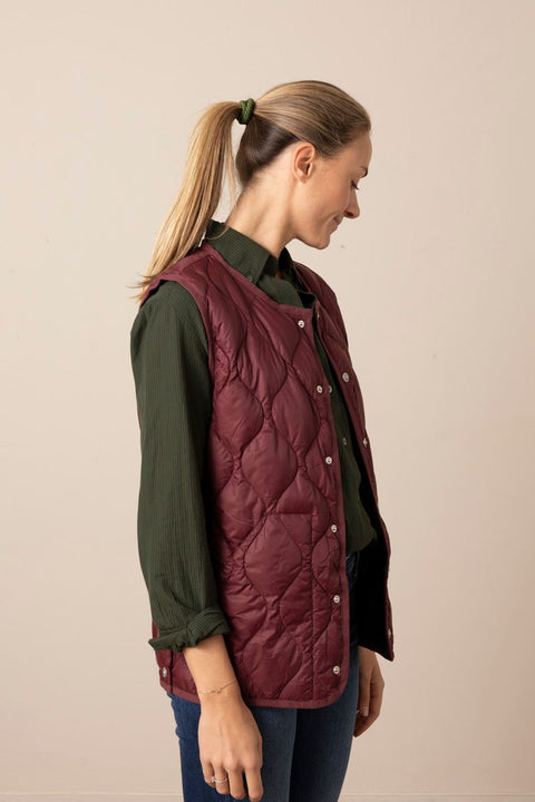 Vest - Military Crew Neck Down Vest Azuki