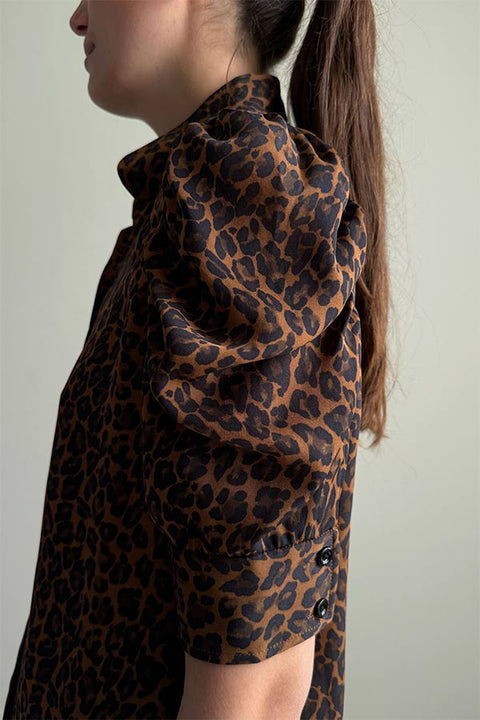 Bluse - The Gillian Blouse Light Leopard Multi