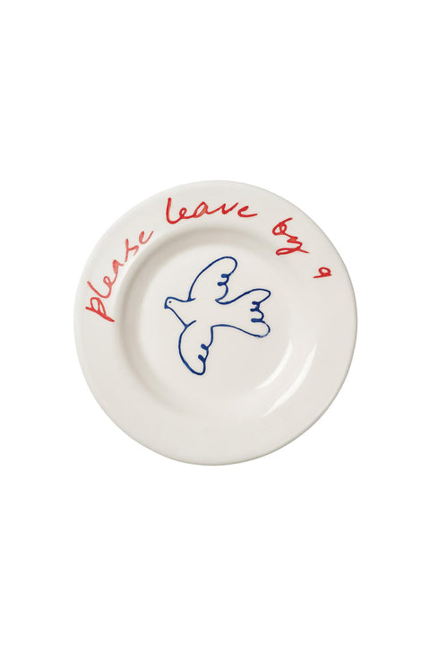 Tallerken - Bird Tapas Plate 15cm Blue
