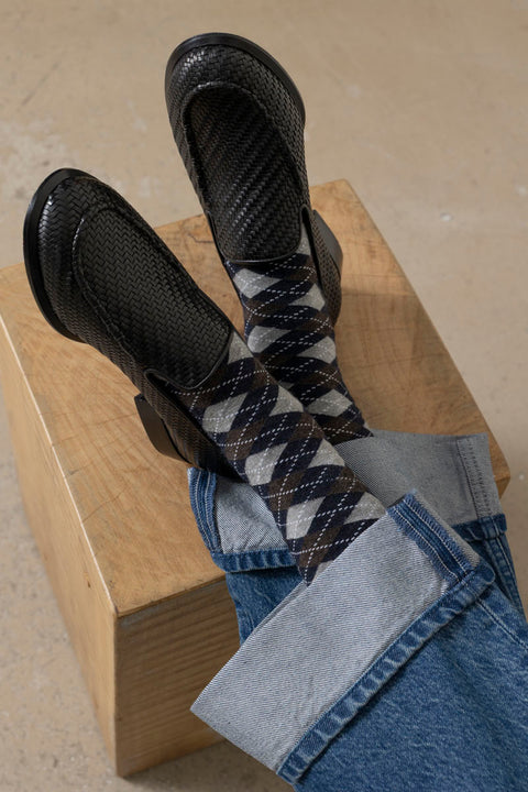 Sokker - Harlekin Black