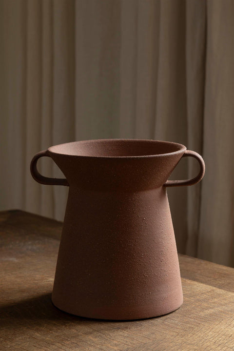 Vase - Marie-Ann 03 L Red Brown