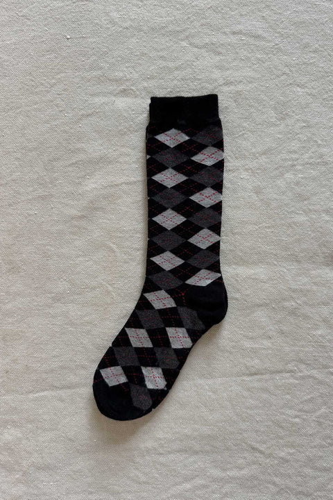 Sokker - Harlekin Black/Red