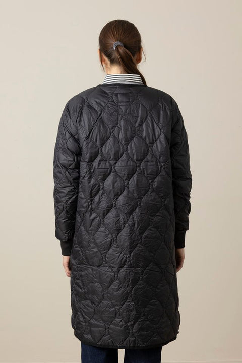 Jakke - Military Long Down Jacket Black