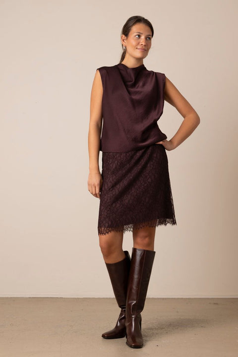 Topp - Draped Cowl NK Fig