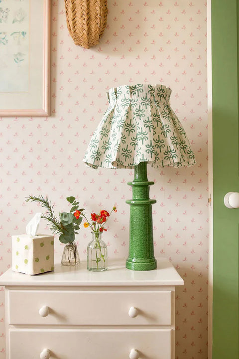 Lampefot - Candlestick Bottle Green