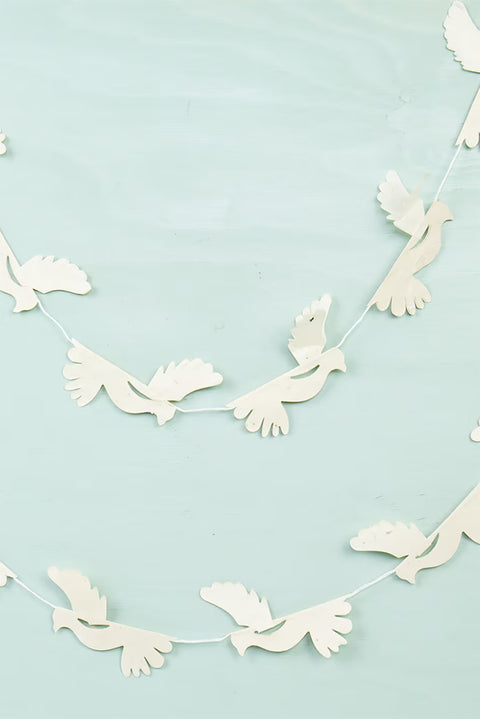 Girlander - Due Hvit