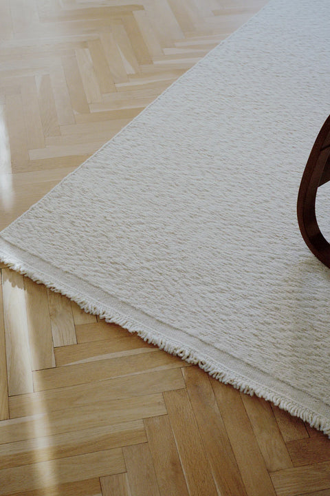 Gulvteppe - Blonde Maze White