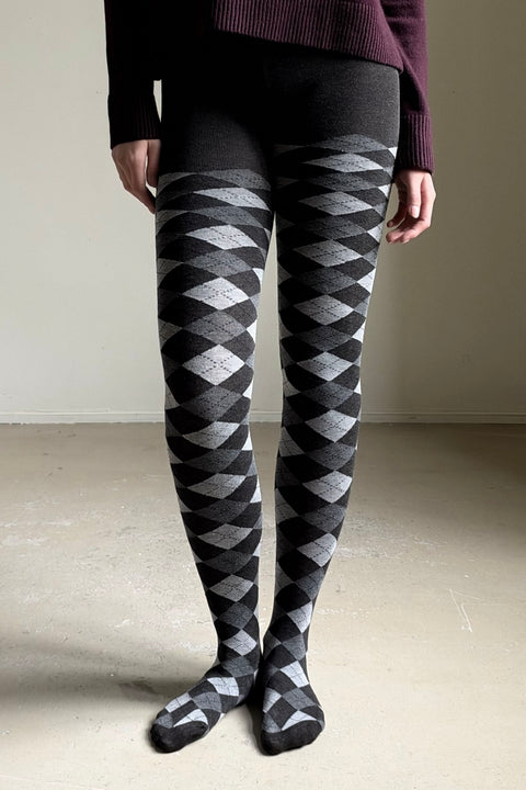 Strømpebukse - Harlekin New Dark Brown