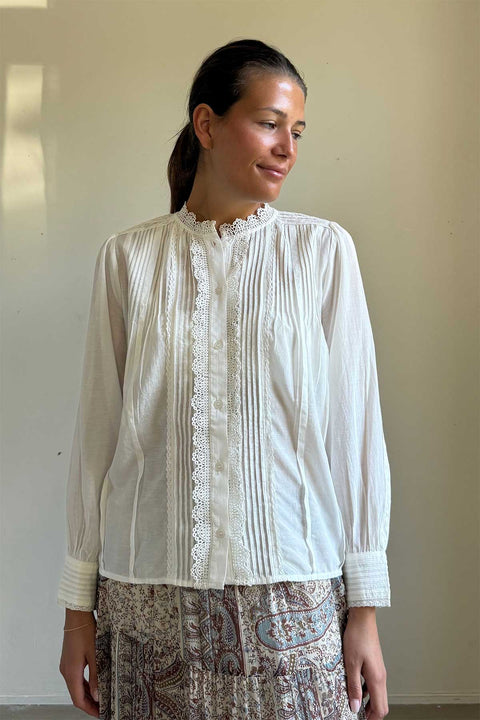 Bluse - Gedi Blanc