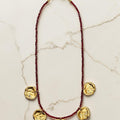 Halskjede - Dream Catcher Deep Burgundy