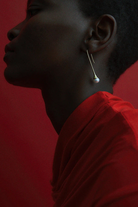 Øreringer - Lumora Drop Earrings Gold