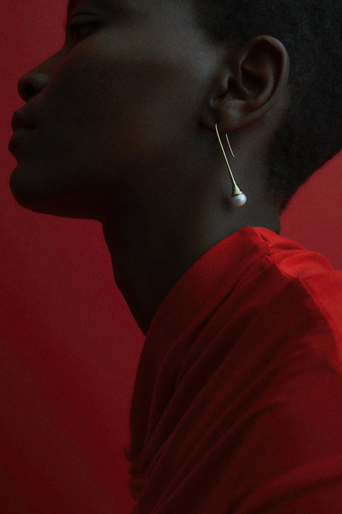 Øreringer - Lumora Drop Earrings Gold