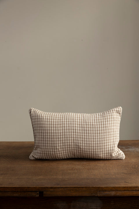 Putetrekk - Eco Simon 30x50cm Hvit/Brun