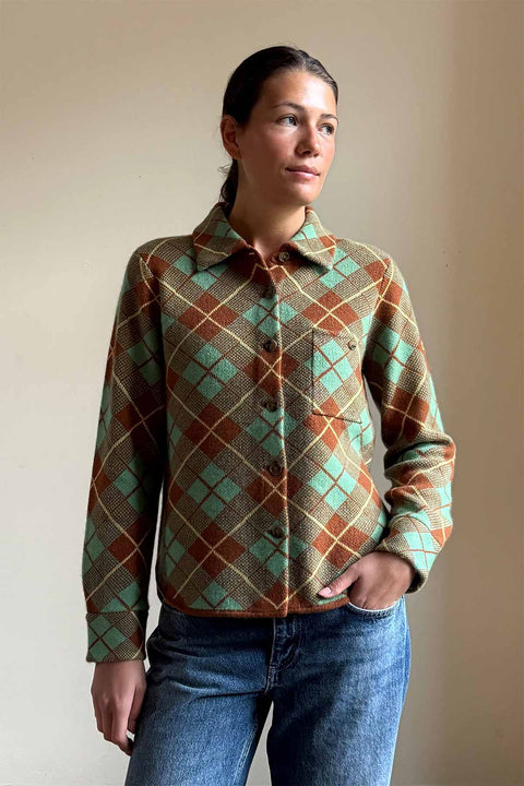 Skjorte - Dylan Plaid Shirt Highland Combo