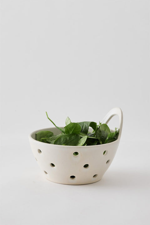 Dørslag - Palermo Stoneware Strainer Creme