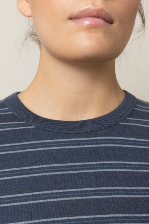 Genser - Stripe L/S Azura Combo