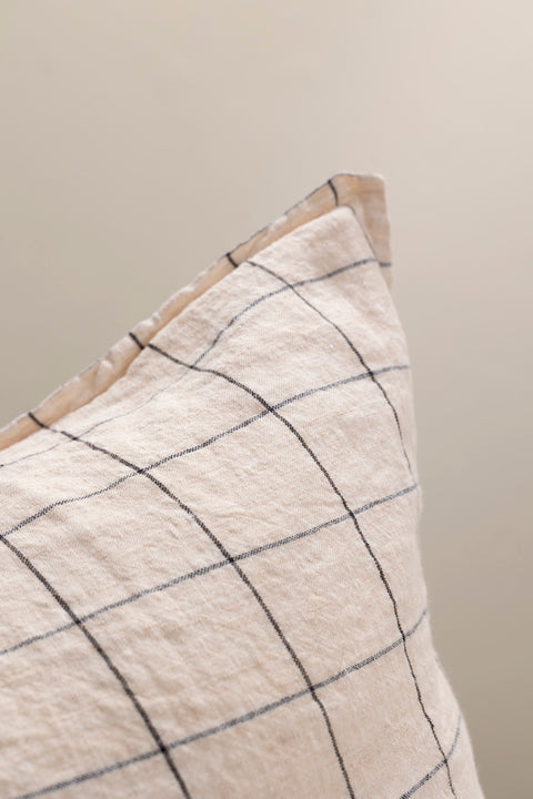 Putetrekk - 50x50cm XL Checks Sand