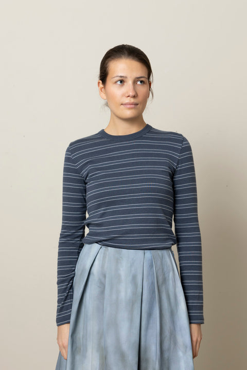 Genser - Stripe L/S Azura Combo