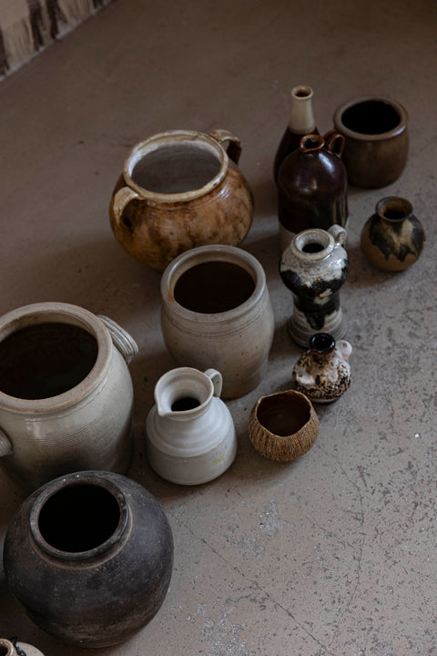 Vase | Vintage Mid-Century Keramikk m/håndtak